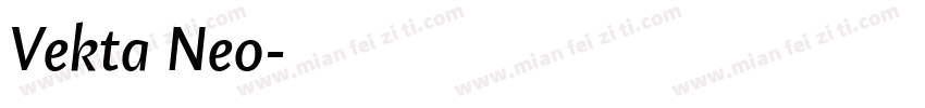 Vekta Neo字体转换
